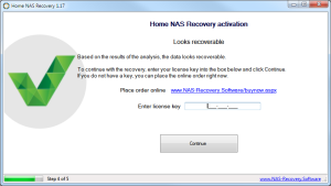 home nas recovery software