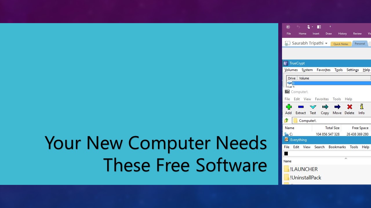 best free software for new compter
