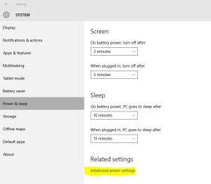 hibernate in windows