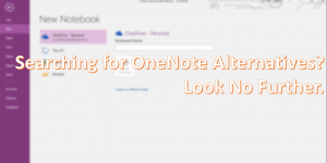 best Microsoft onenote alternatices