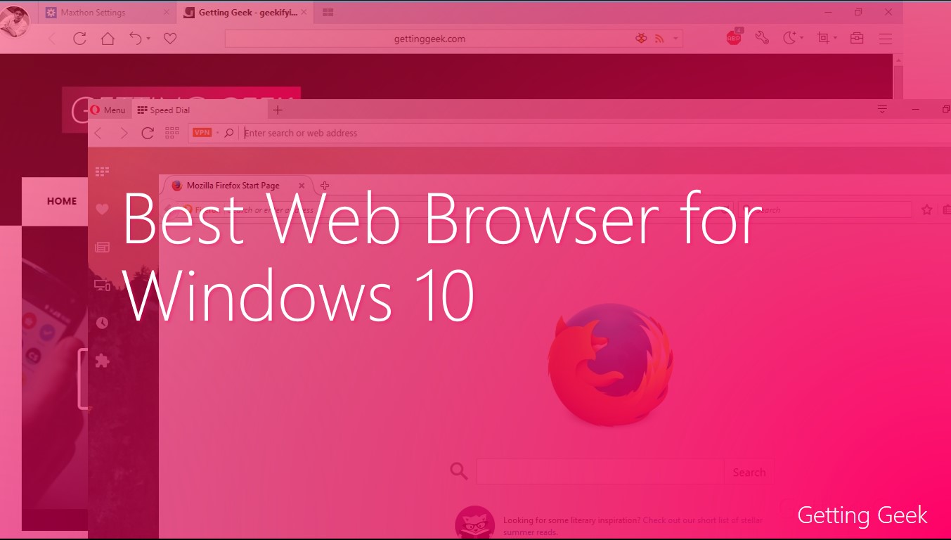 best web browser for windows 10