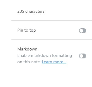 Enable Markdown in Simplenote