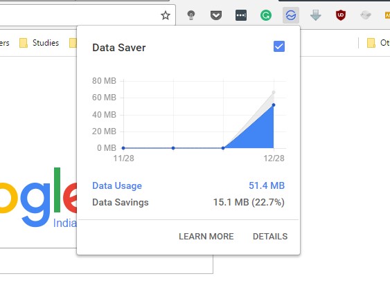 data saver on google chrome