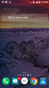 Arrow launcher home screen