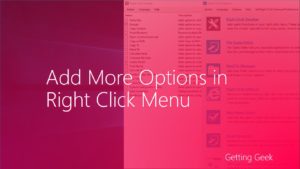 How To Add More Options in Right Click Menu in Windows 10