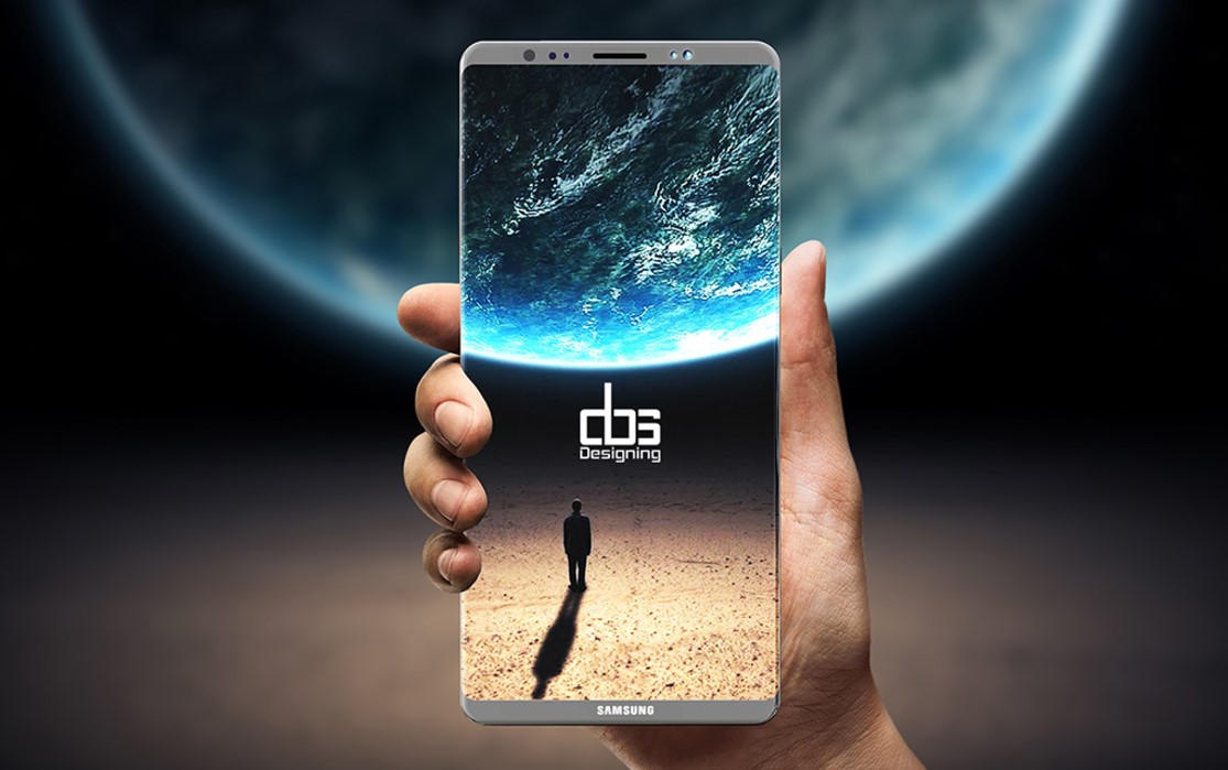 Galaxy Note 8 mockup from Muhsin M. Belaal Auckburaully