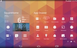 SquareHome is one of the best launchers for Android Tablets